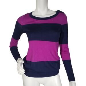 Banana Republic Merino Wool Striped Sweater XS NWT Pullover Classic Style